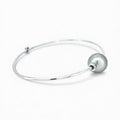 Bracciale in argento con perla tahitiana