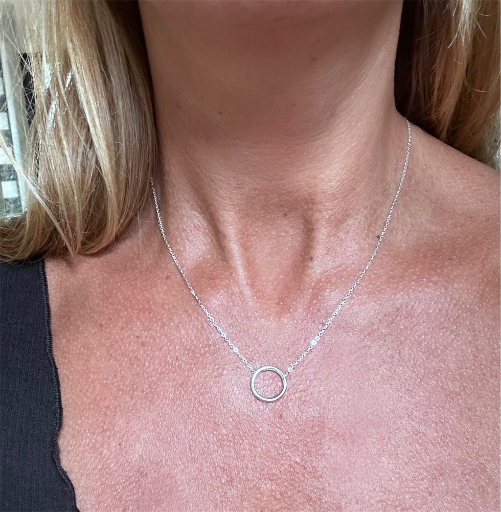collana con pendente in argento 925