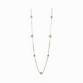 Collana in oro giallo 9 kt con piccole sfere