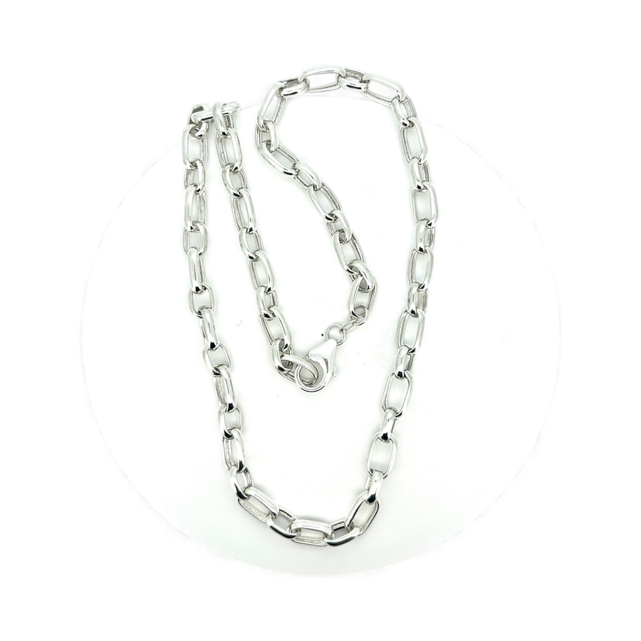 Collana catena in argento