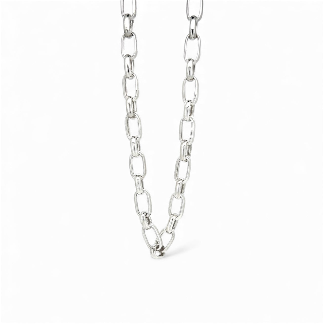 Collana catena in argento