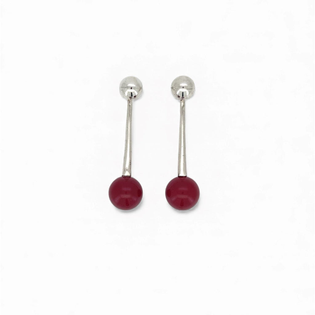Orecchini in argento e onice