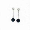 Orecchini in argento e onice